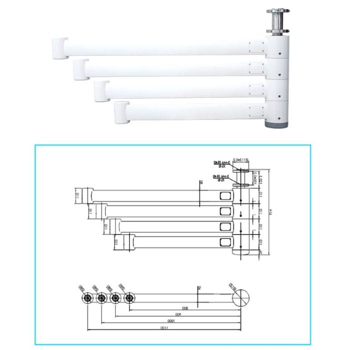 Ceiling-Mounted Camera Support Arm 1