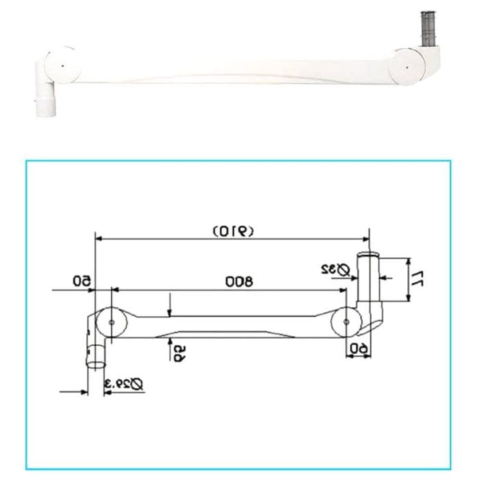 Ceiling-Mounted Camera Support Arm 1