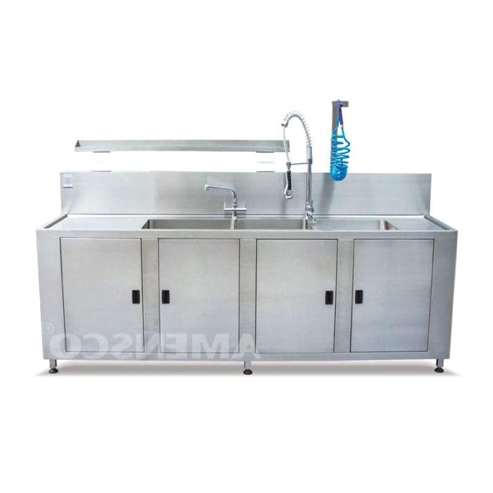 Cleaning Station For The Medical Sector