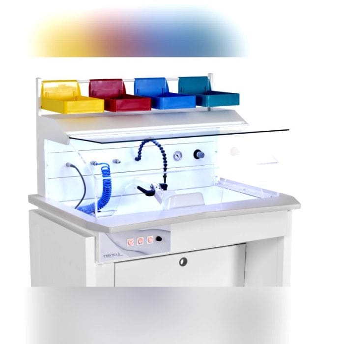 Dental Laboratory Workstation With Hood 1