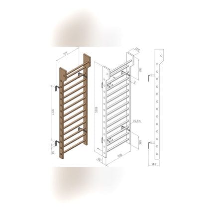 Double Rehabilitation Wall Bars 1