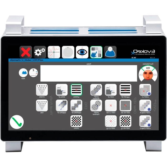 Electroretinograph With Evoked Potential Monitoring