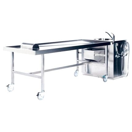 Embalming Workstation On Casters