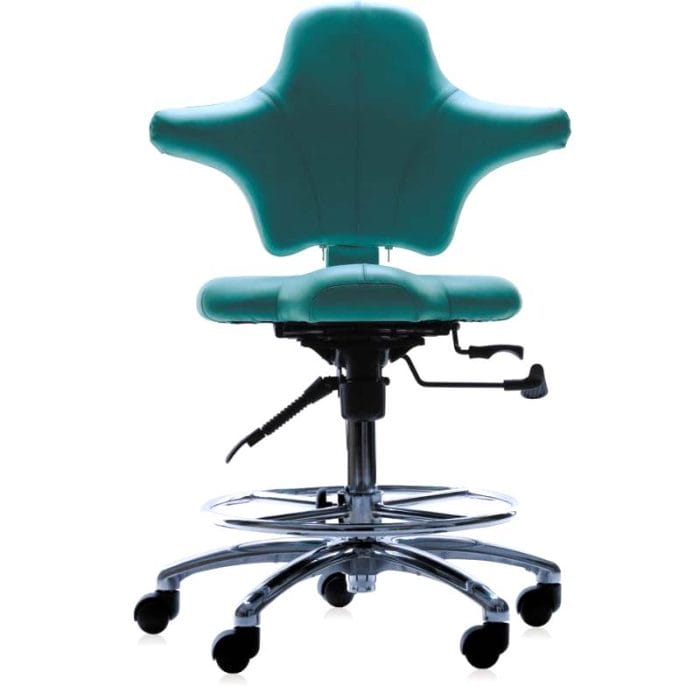 Height-Adjustable Doctor'S Chair