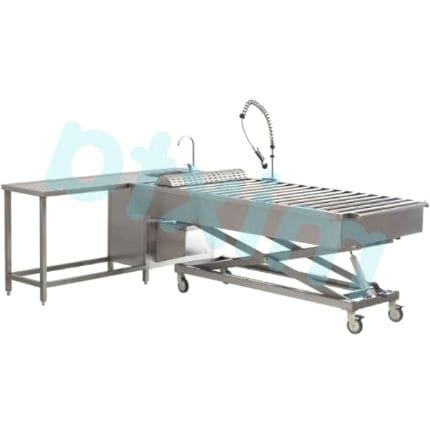 Height-Adjustable Mortuary Washing Unit 1