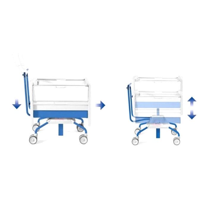 Hospital Bassinet On Casters 2