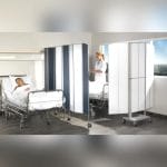 Hospital Screen On Casters 9