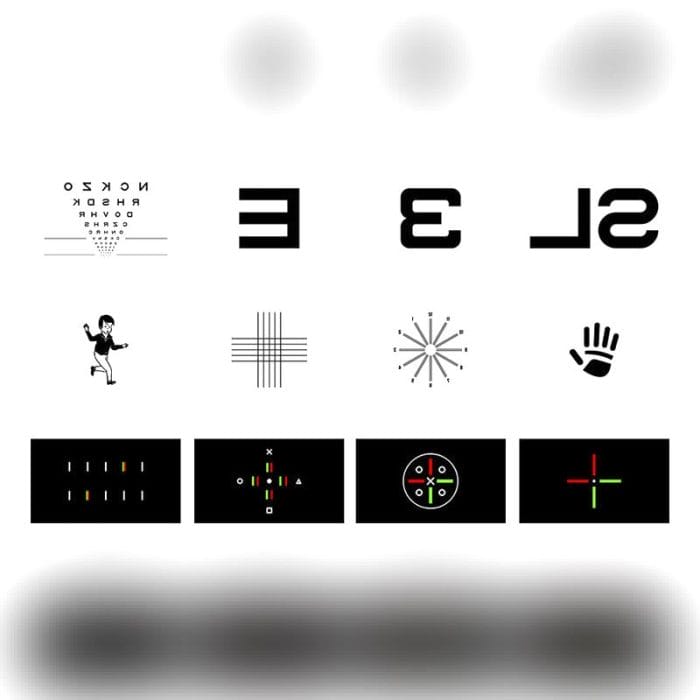 Illuminated Eye Chart 1