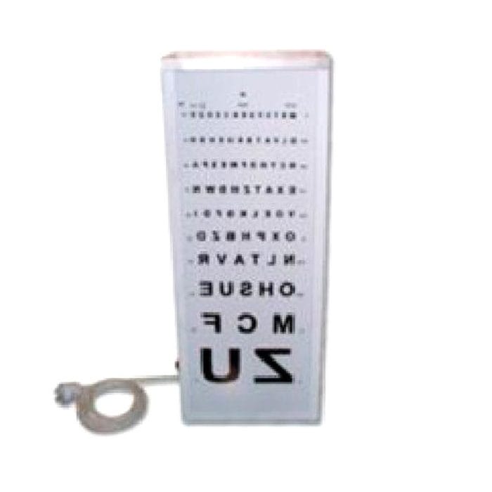 Illuminated Eye Chart