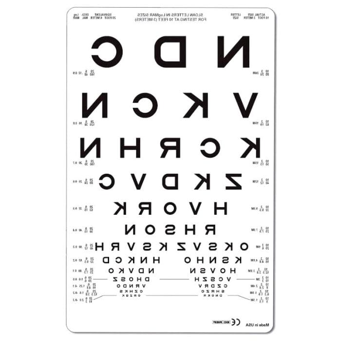 Illuminated Vision Chart