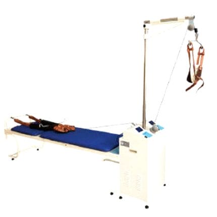 Lumbar And Cervical Traction Table