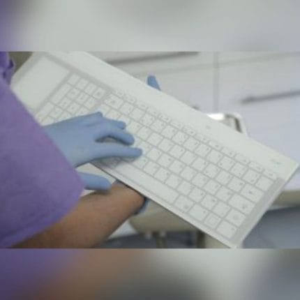 Medical Keyboard With Touchpad 1