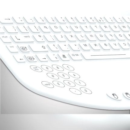 Medical Keyboard With Touchpad 1