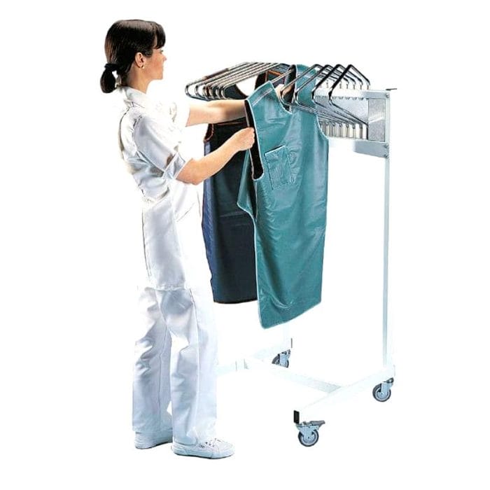 Mobile X-Ray Apron Rack