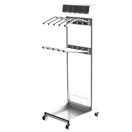 Mobile X-Ray Apron Rack