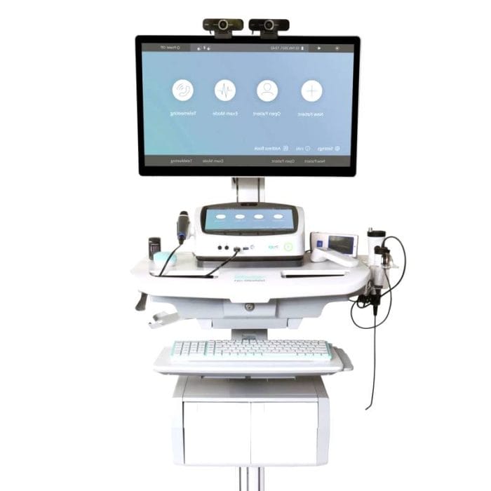 Point-Of-Care Telehealth Cart