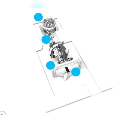 Proton Therapy Cyclotron With Robotized Positioning Table 1