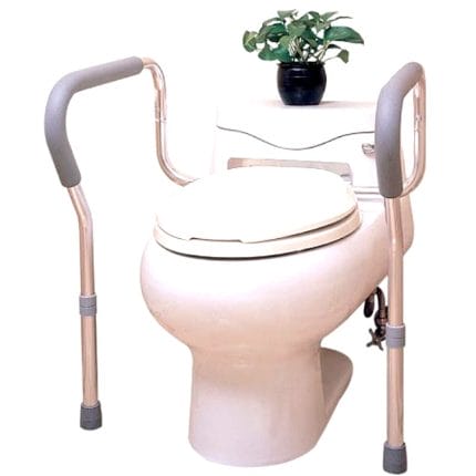 Raised Toilet Seat With Armrests