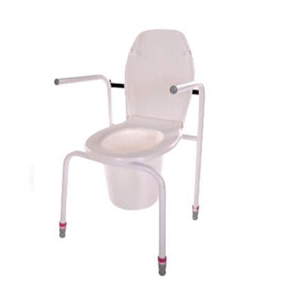 Raised Toilet Seat With Armrests