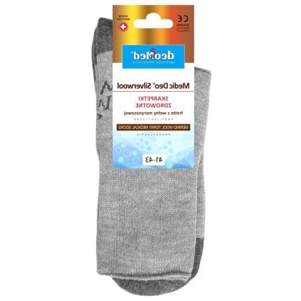 Silver Yarn Diabetic Socks