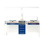 Stainless Steel Dental Laboratory Workstation