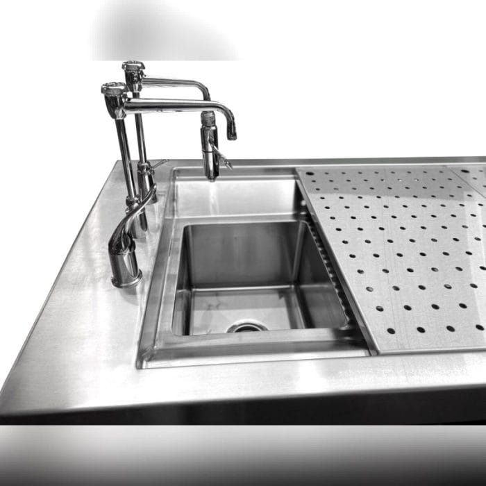 Stainless Steel Embalming Sink 3