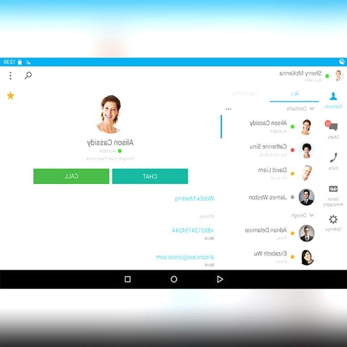 Telecollaboration Android Application