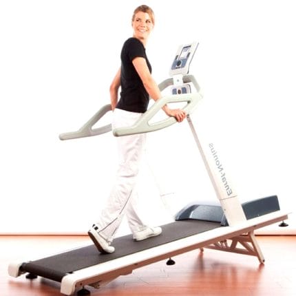 Treadmill Ergometer With Handrails