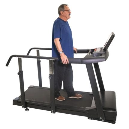 Treadmill With Handrails