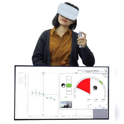 Vestibular Testing Virtual Reality Goggles 1