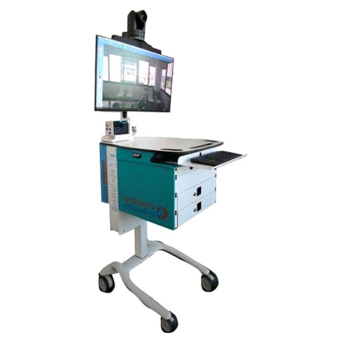 Video-Conferencing Telemedicine Cart