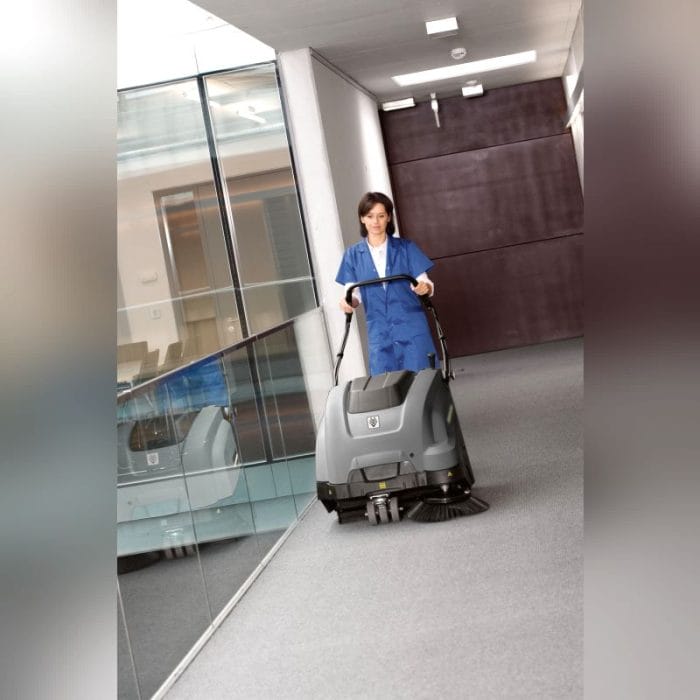 Walk-Behind Vacuum Sweeper 9