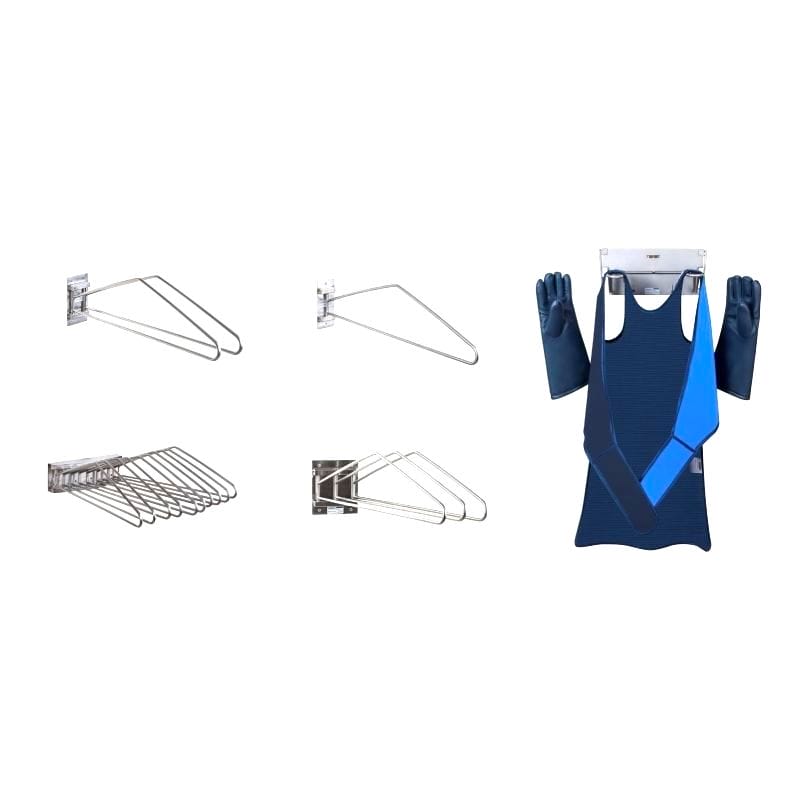 Wall-Mounted-X-Ray-Apron-Rack-1b29e8d18b6f552b9f2b592f9ffa7a58 Wall-Mounted X-Ray Apron Rack