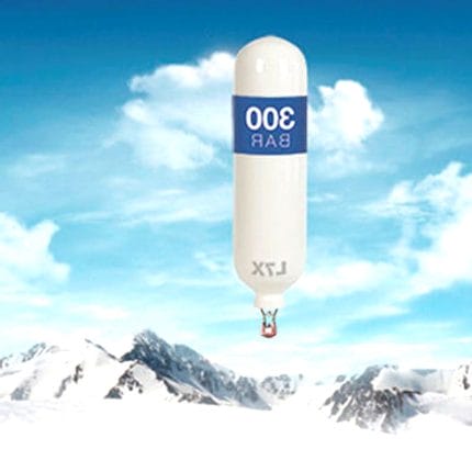 White Medical Gas Cylinder